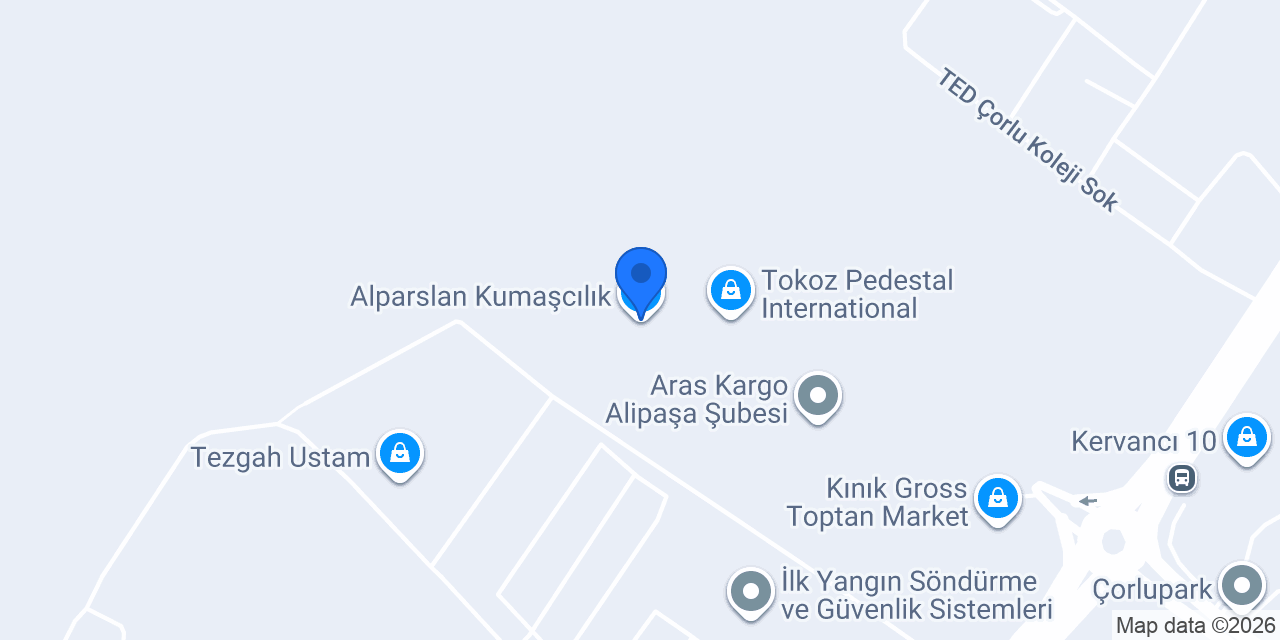 Alparslan Kumaşcılık konumu