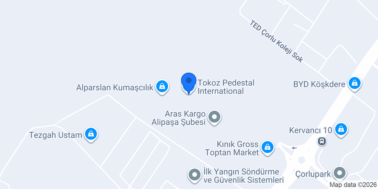 Tokoz Pedestal International konumu