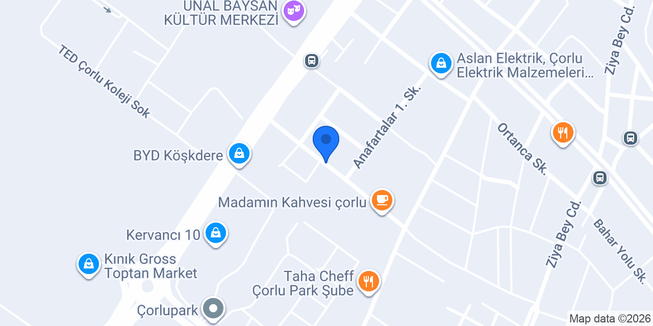 Hanzade Şark Sofrası konumu