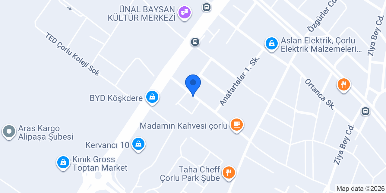 Komagene Çorlu Park konumu