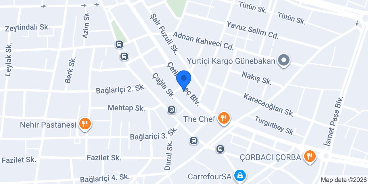 Çalışkan Elektrik konumu