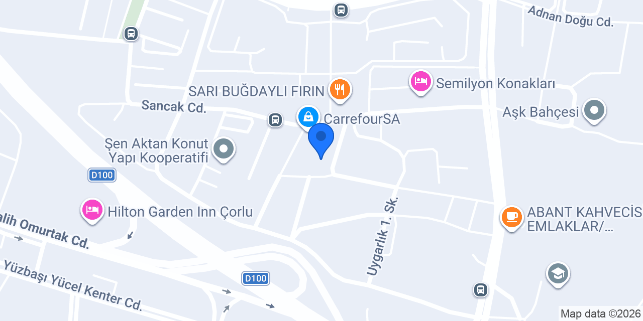 Sevinç Pilates Studio konumu