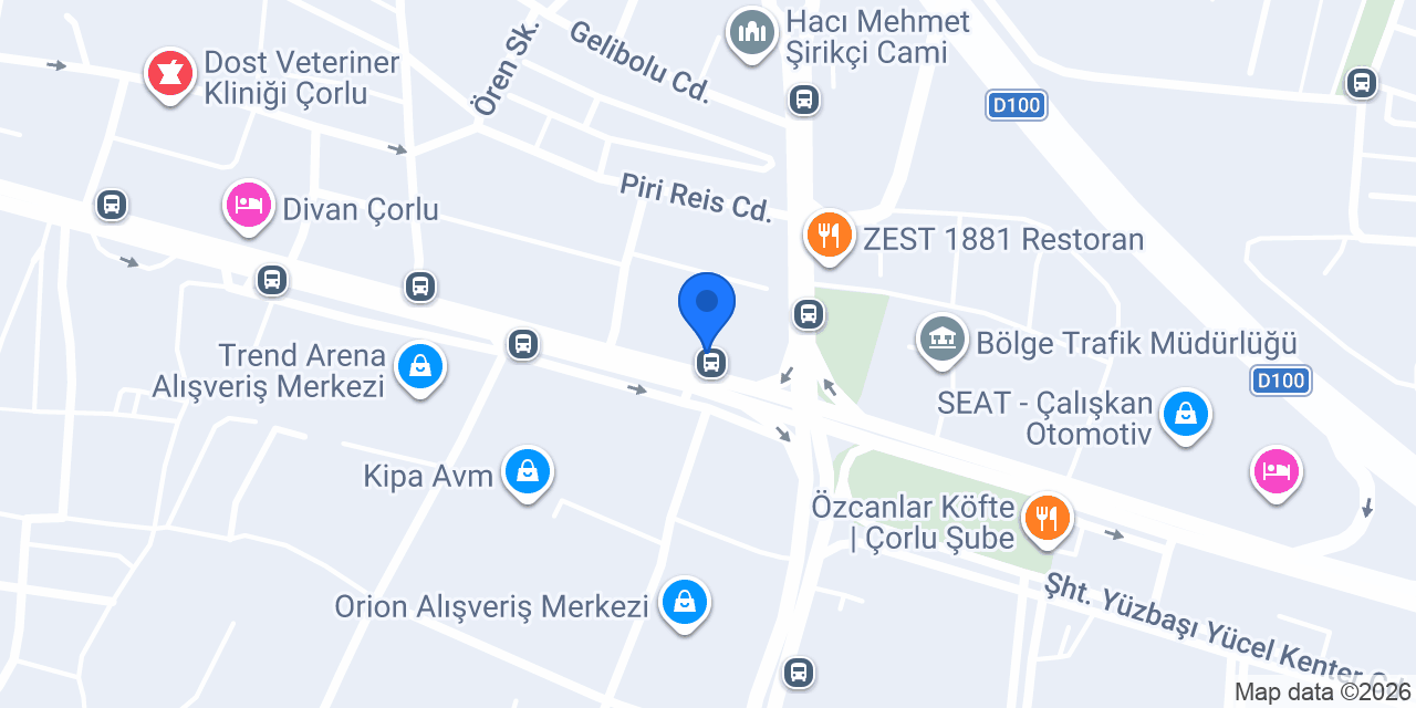 Özel URAS Sürücü Kursu konumu