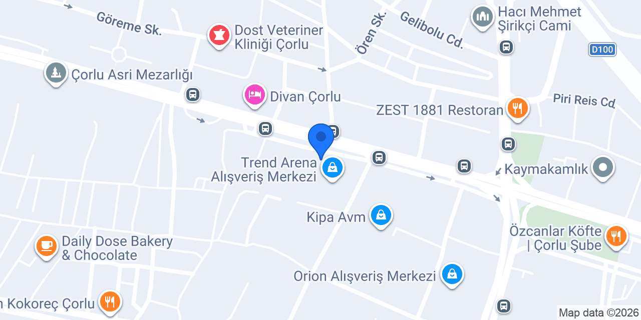 Trend Arena Eczanesi konumu