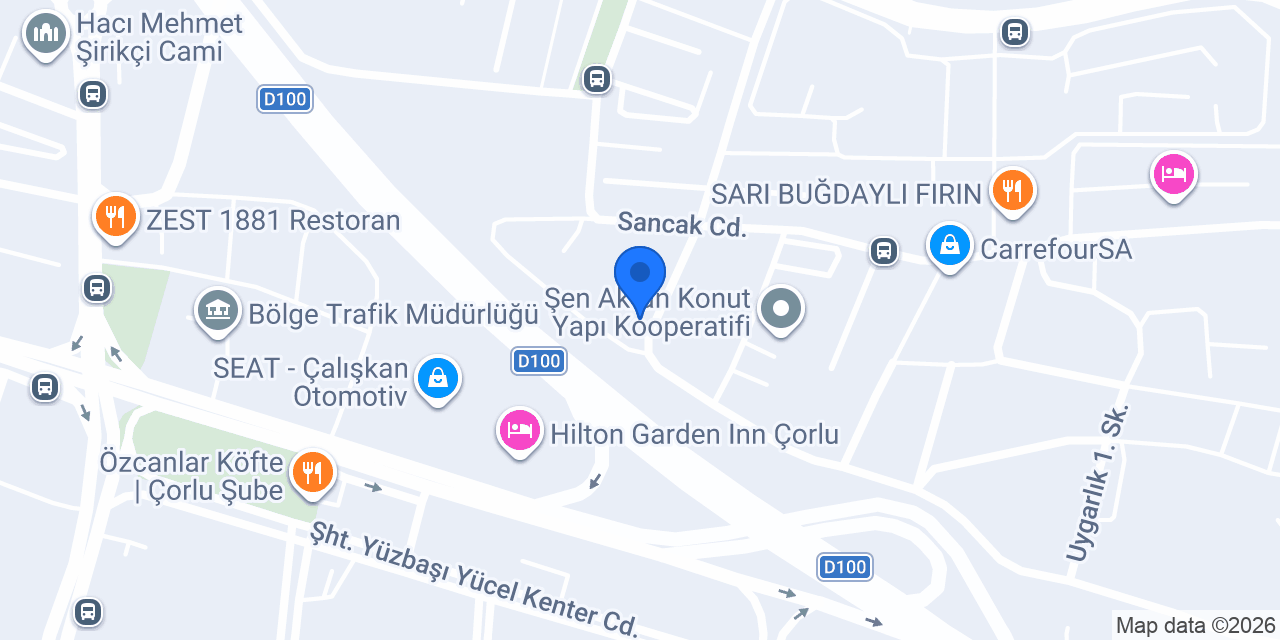 Op. Dr. Gökçe Kurt konumu