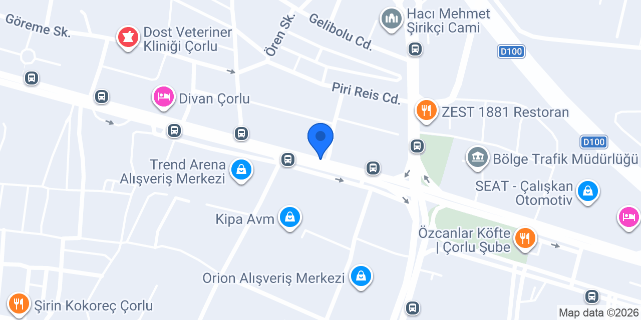Garanti BBVA Emlak Konut / Çorlu Şubesi konumu