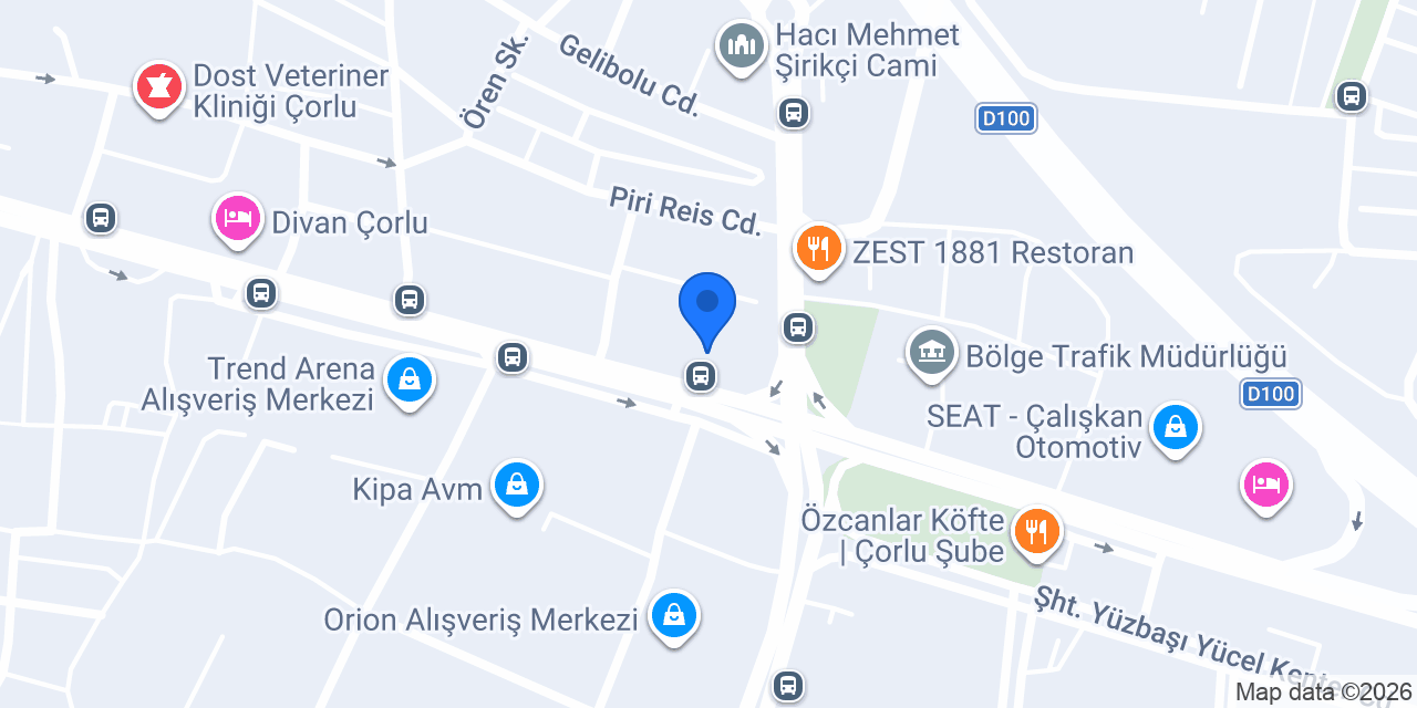 Tostçu Mahmut Çorlu konumu