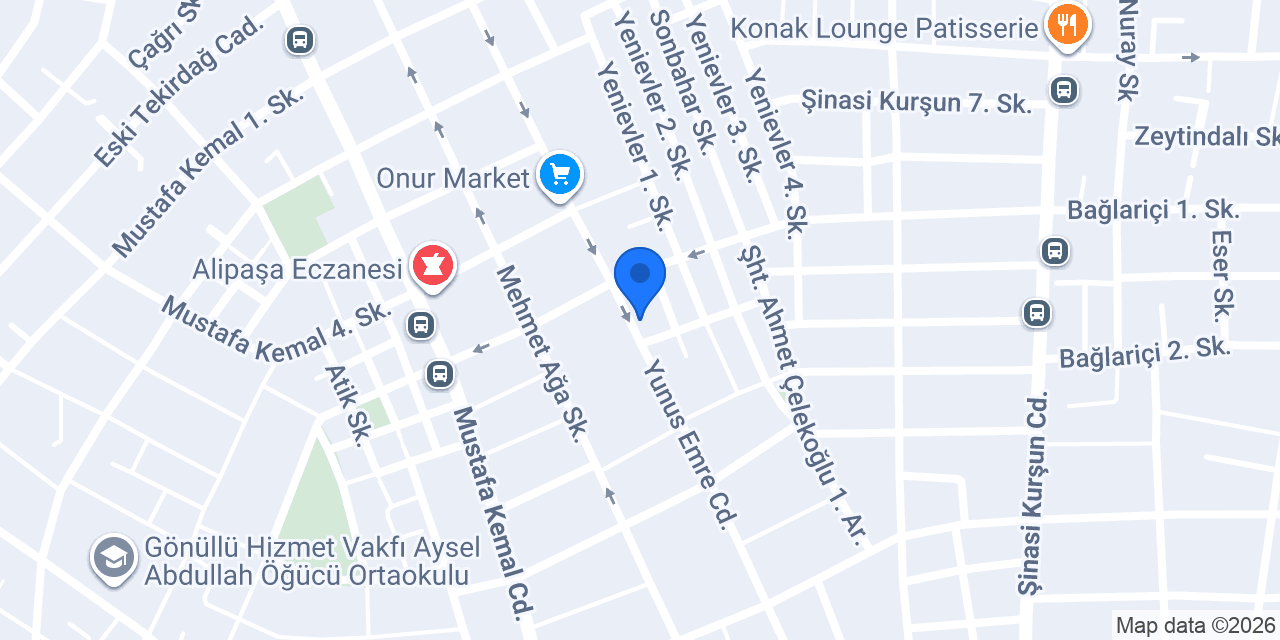 ÇORLU TRAKYA ŞARKÜTERİ konumu