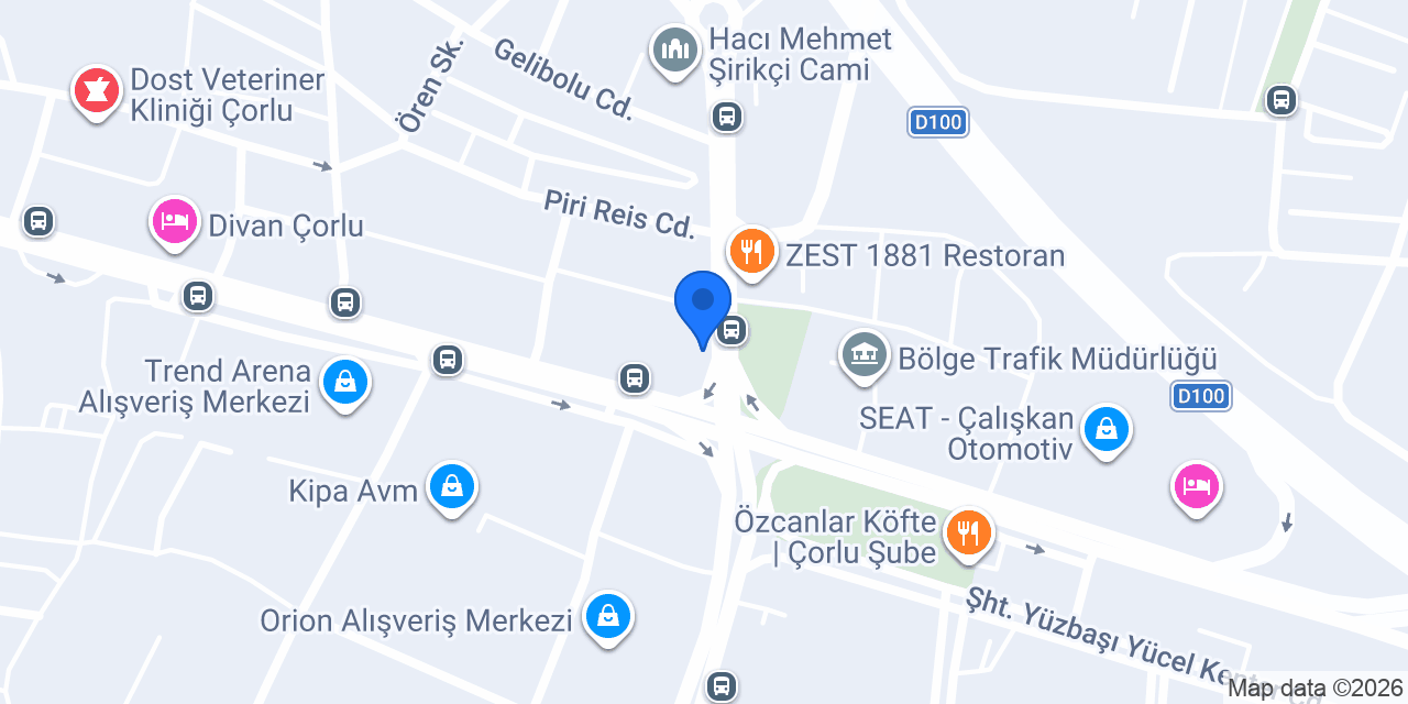 MODRO AHŞAP konumu