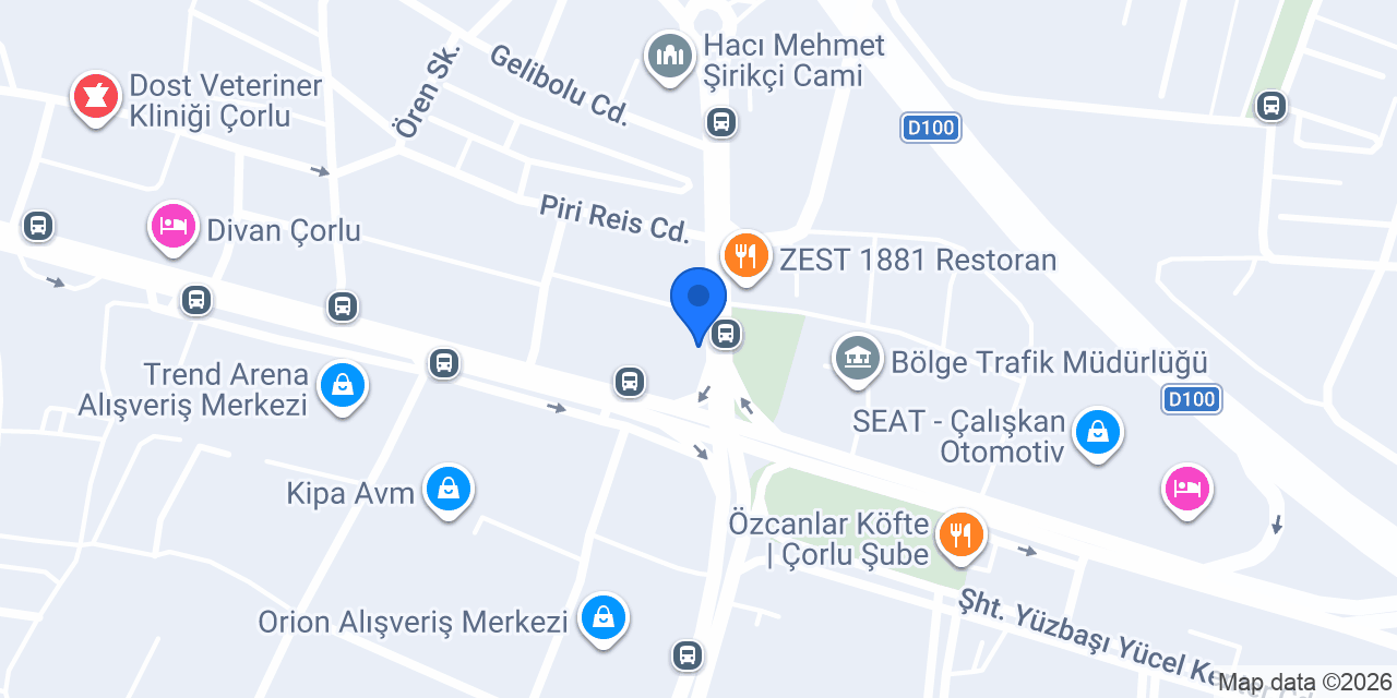 Turyap Çorlu Temsilciliği konumu