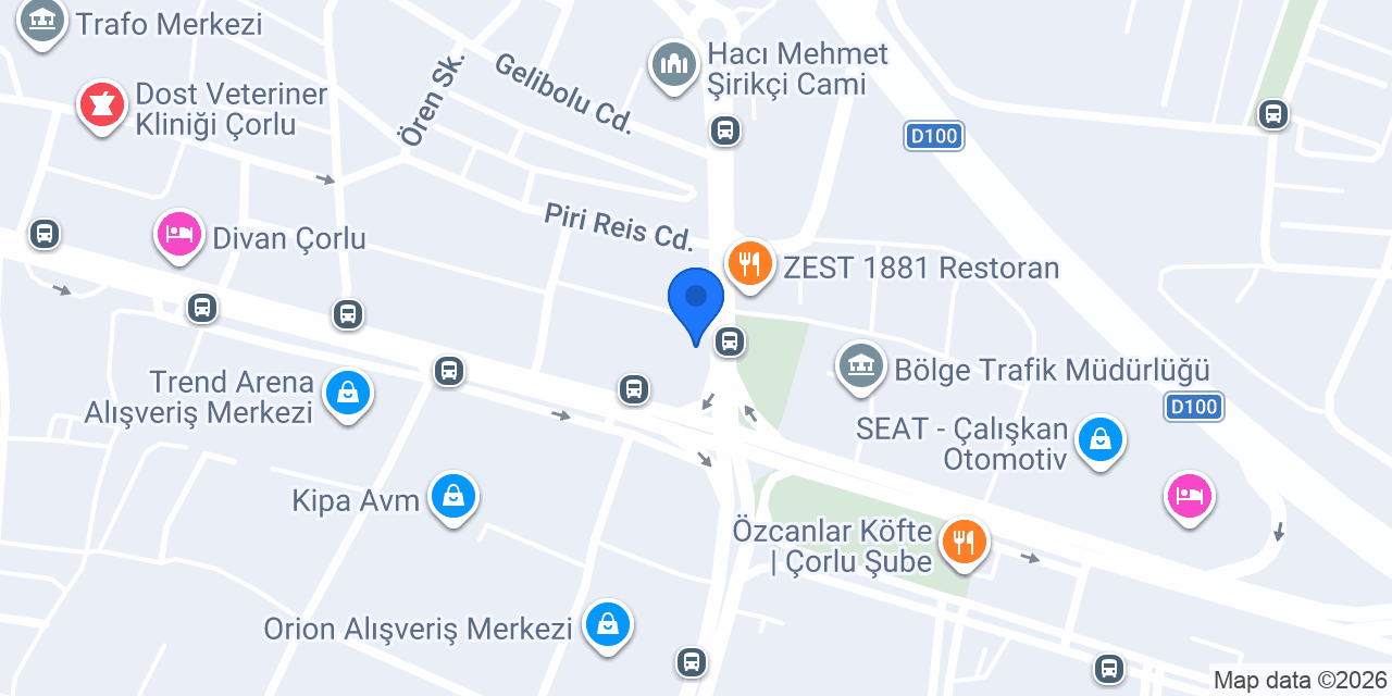 Sekizgen Odun Ateşinde Döner konumu