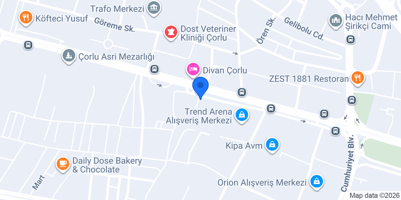 Tome Bilgi Holdingi konumu