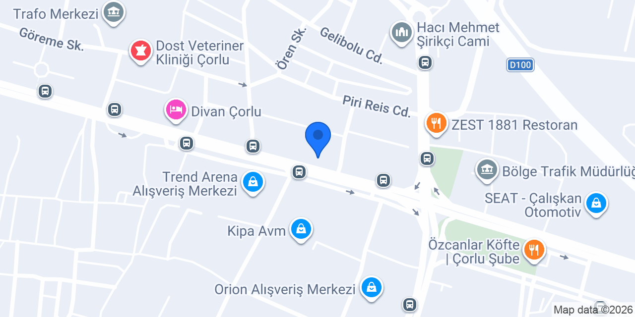 British Line Language Schools Çorlu konumu