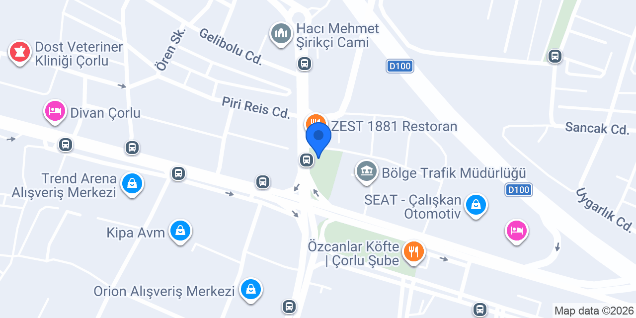 Çorlu Atatürk Evi konumu