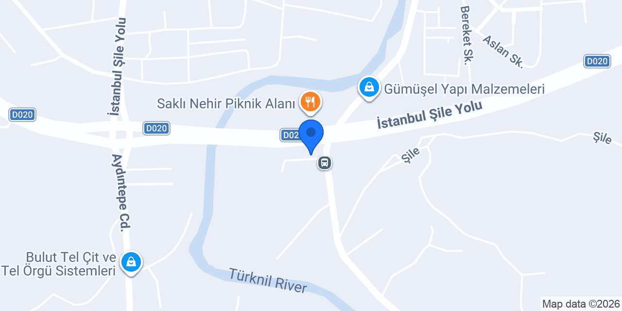 Şahlan Fidancılık konumu