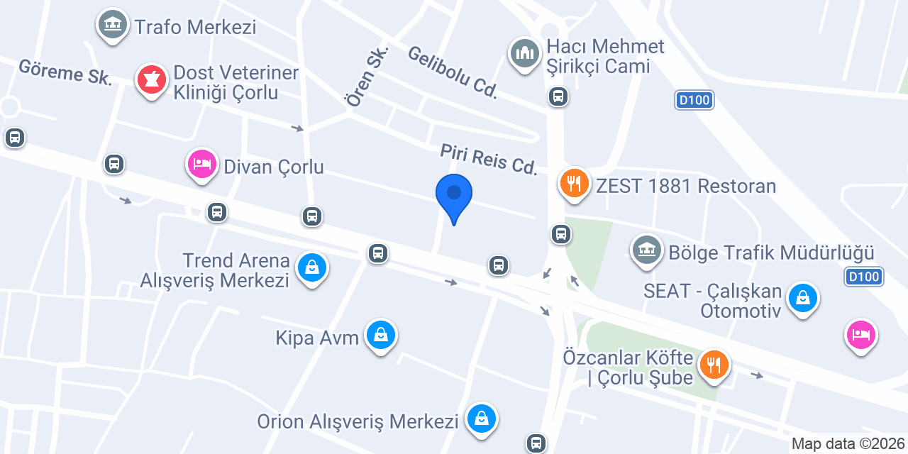 SİHAM EVA Beauty Çorlu konumu