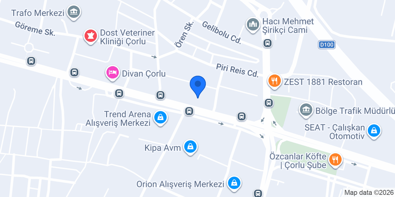 AQUA Dental Clinic Corlu konumu
