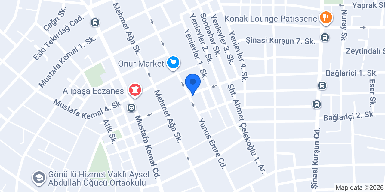 Şükran Çeyiz&Perde konumu