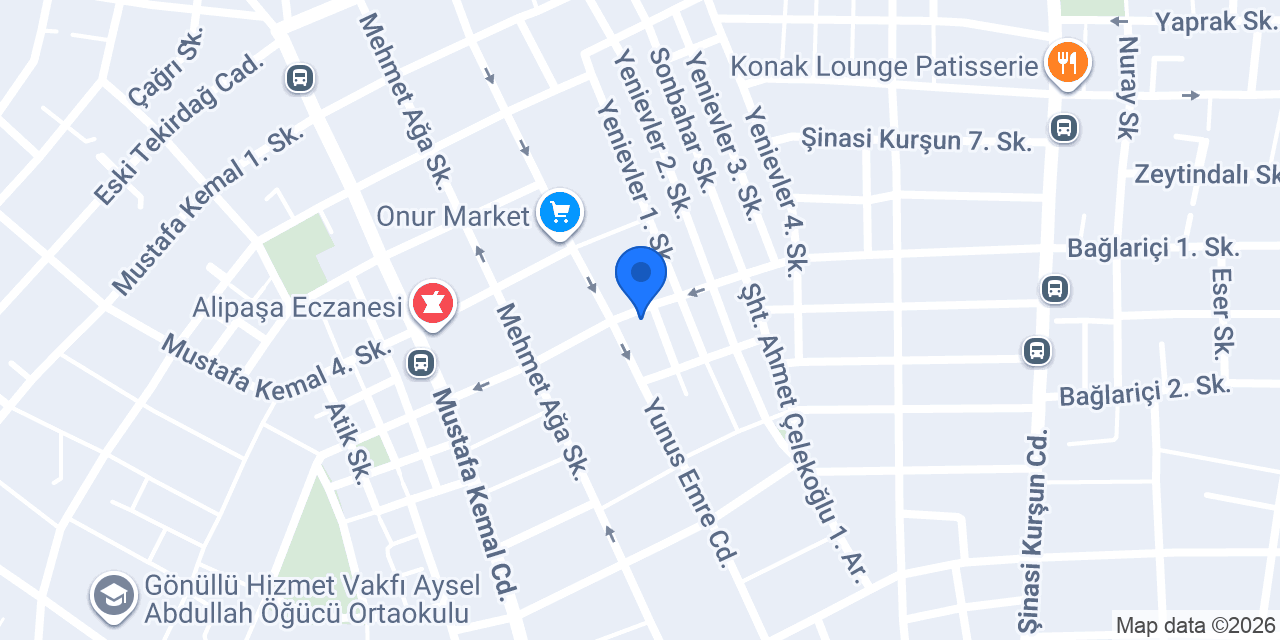 Göktuğ erkek kuaförü konumu