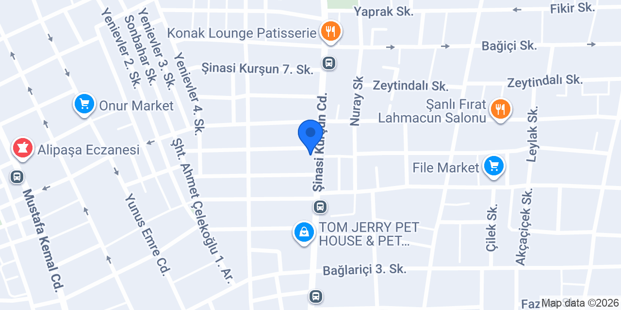 Özse Mobilya Çorlu konumu