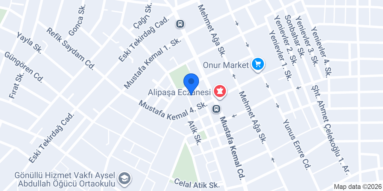 Çorlu İmam Hatip Ortaokulu konumu