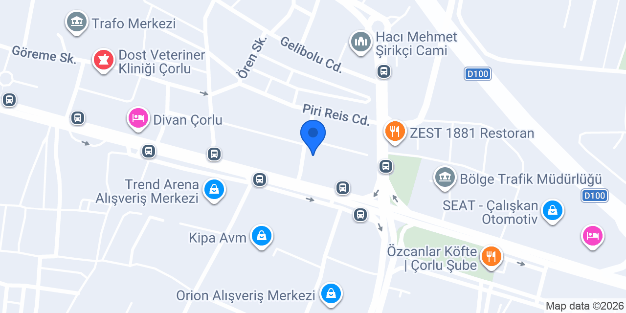 Murat Usta Tantuni Çorlu konumu