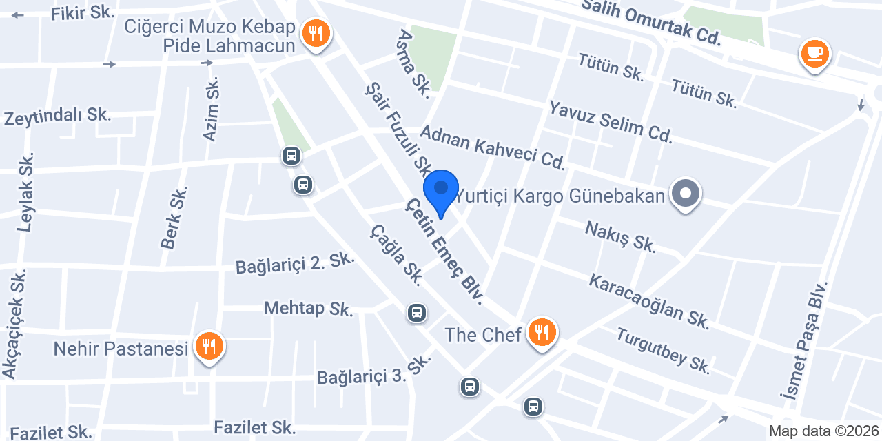 Çatı Cafe Bilardo konumu