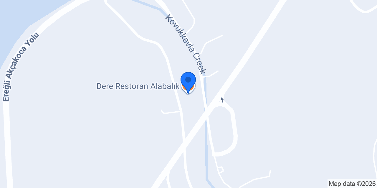 Dere Restoran Alabalık konumu