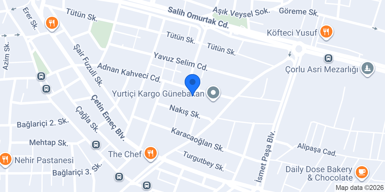 Çinar Market Tekel Bayii konumu