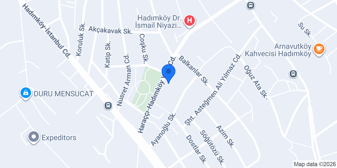 Hadımköy Polis Merkezi Amirliği konumu