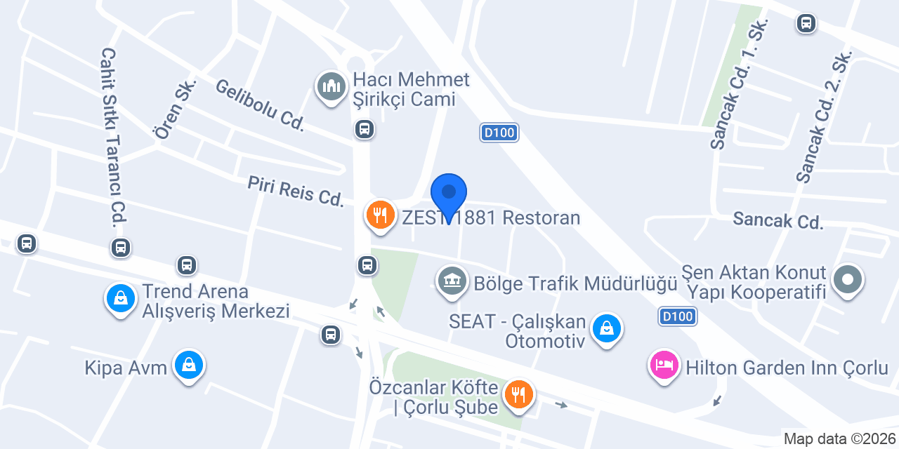 Çorlu Anaokulu konumu