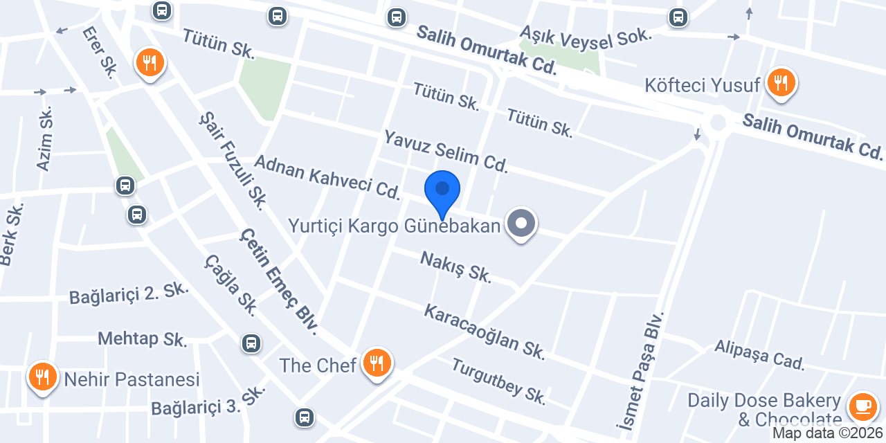 Salon Murat Akyüz Berber konumu