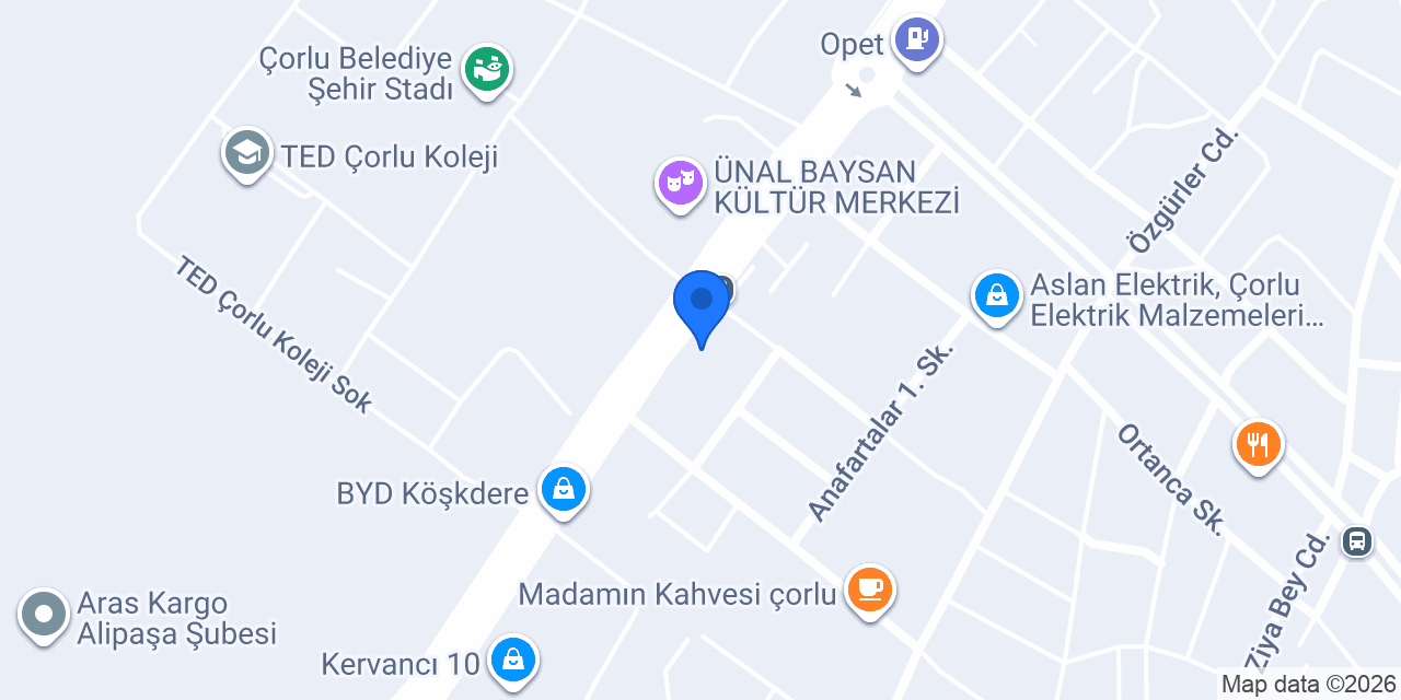Data Elektronik konumu