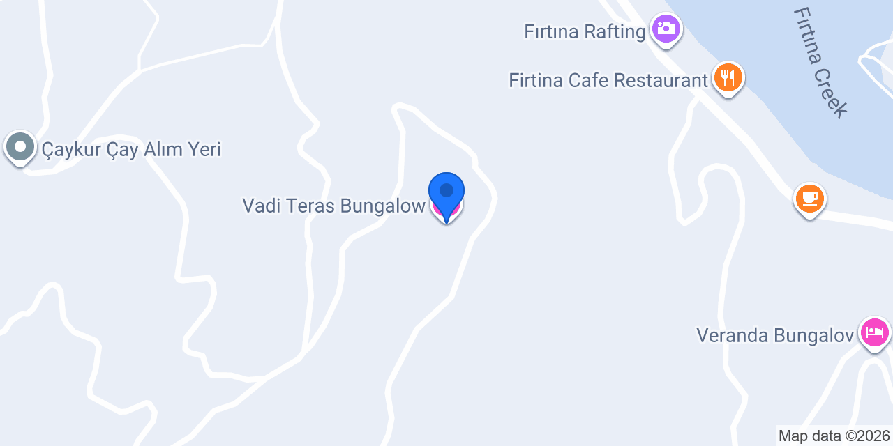 Vadi Teras Bungalow konumu