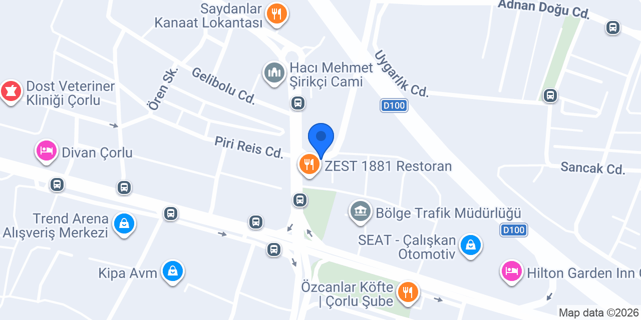 Enjoy Masaj Çorlu konumu