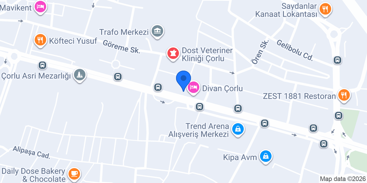 Kınık Mobilya Şubesi konumu