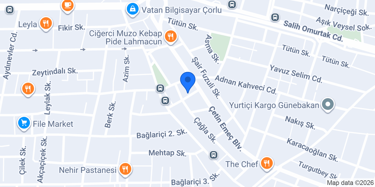 Özer Veteriner Kliniği konumu