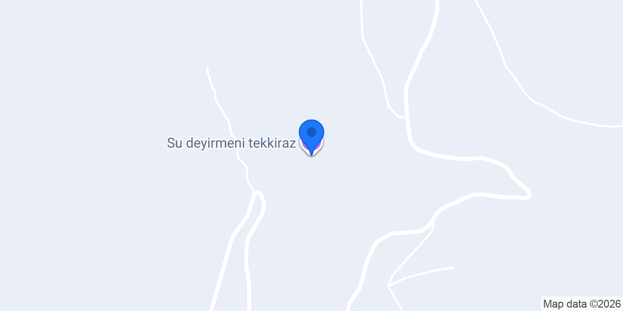 Su deyirmeni tekkiraz konumu
