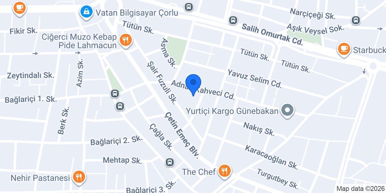 Data-Net Bilgisayar konumu