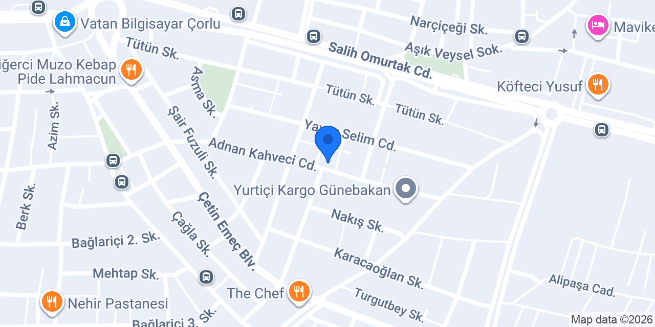 Özge bayan kuaförü konumu