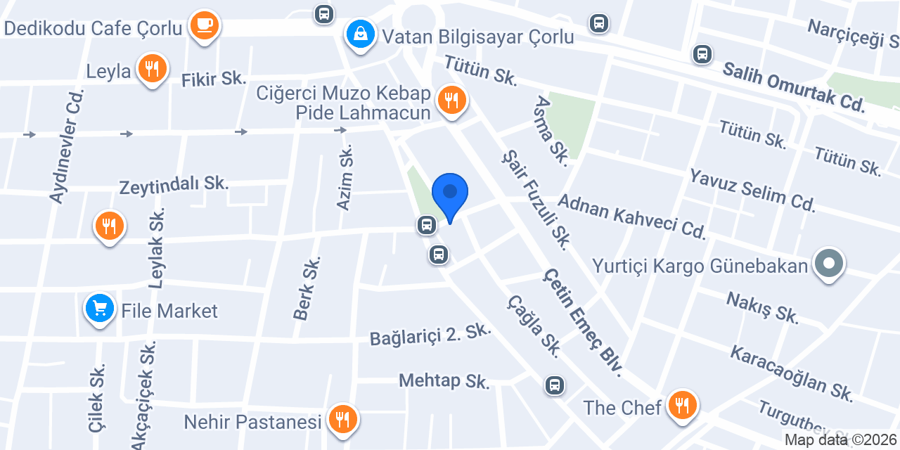 Zübeyde Hanım Anaokulu konumu