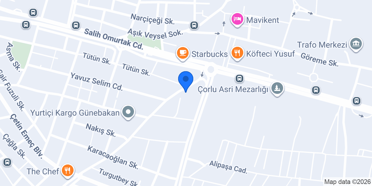 BİRA ATÖLYESİ ÇORLU konumu
