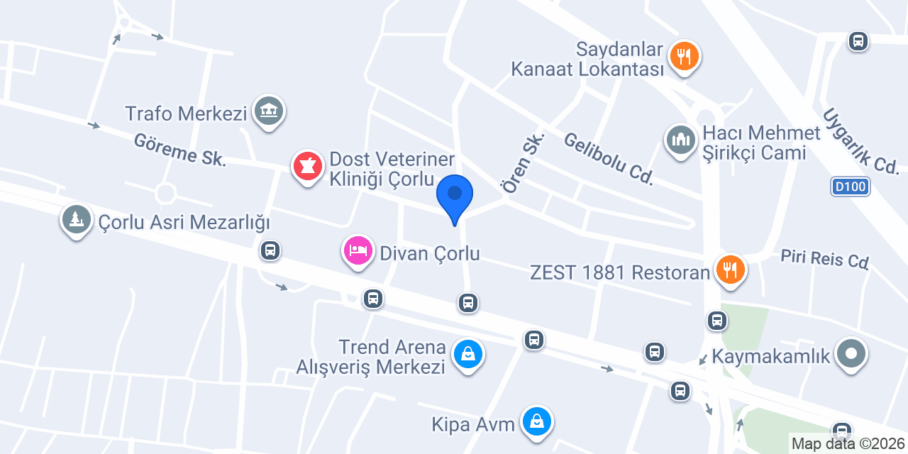 Çorlu Dövme |Da Vinci Tattoo Studio| konumu
