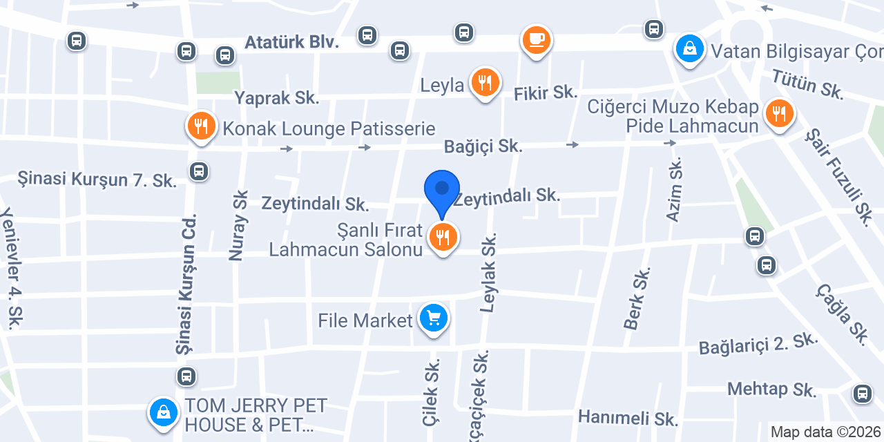 Çorlu Dekorasyon 55 konumu