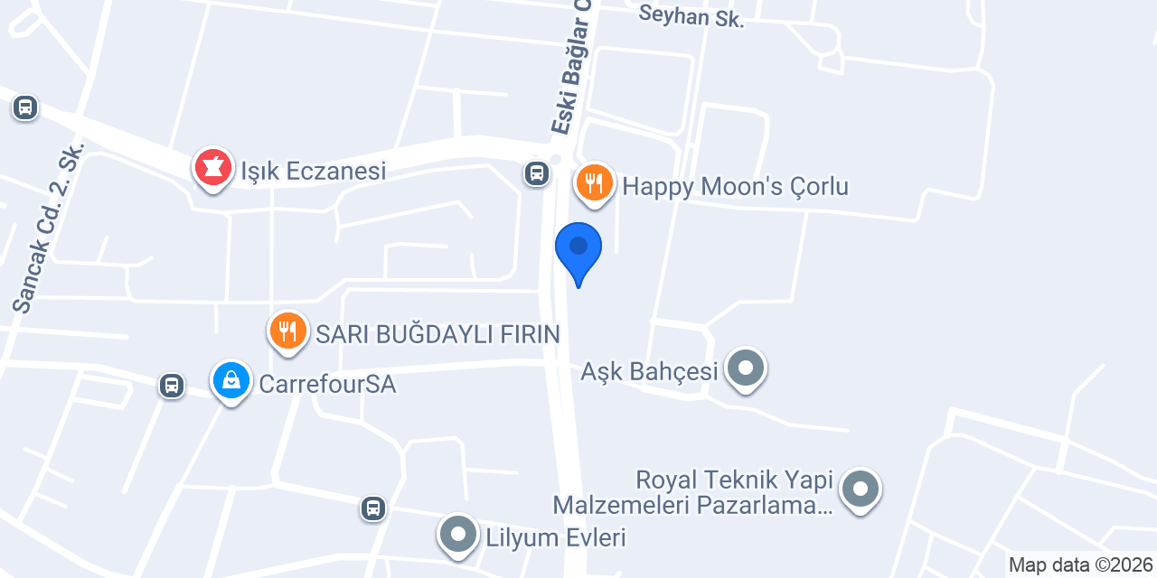 Uzm. Dr. Kübra Nur Benli Kliniği konumu