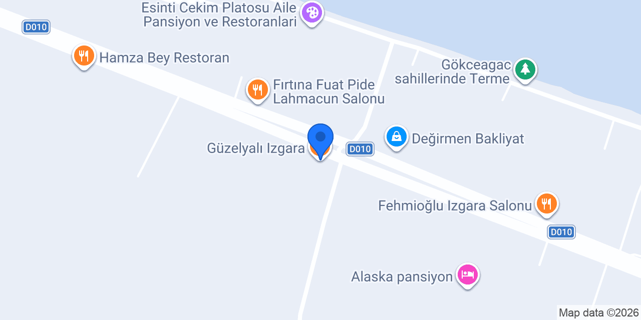 Güzelyalı Izgara konumu