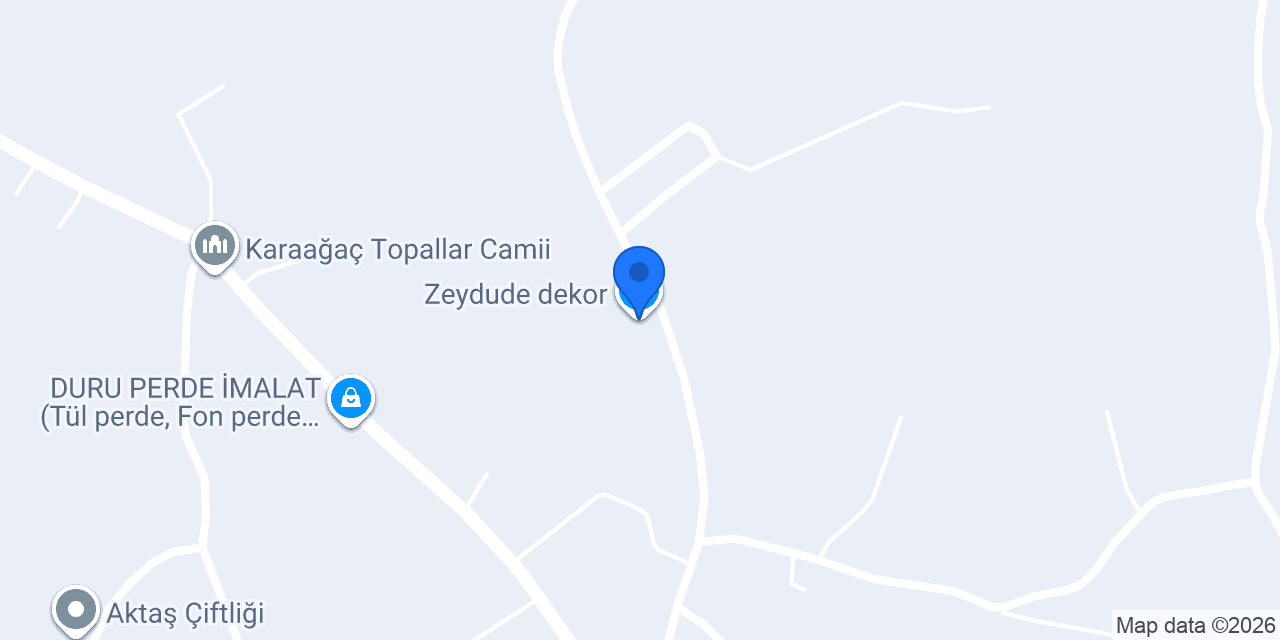 Zeydude dekor konumu