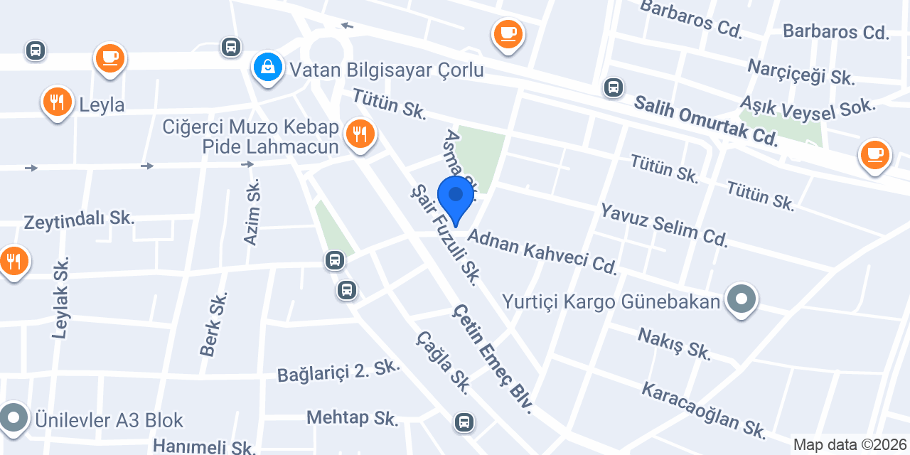 MASTIQ CAFE konumu