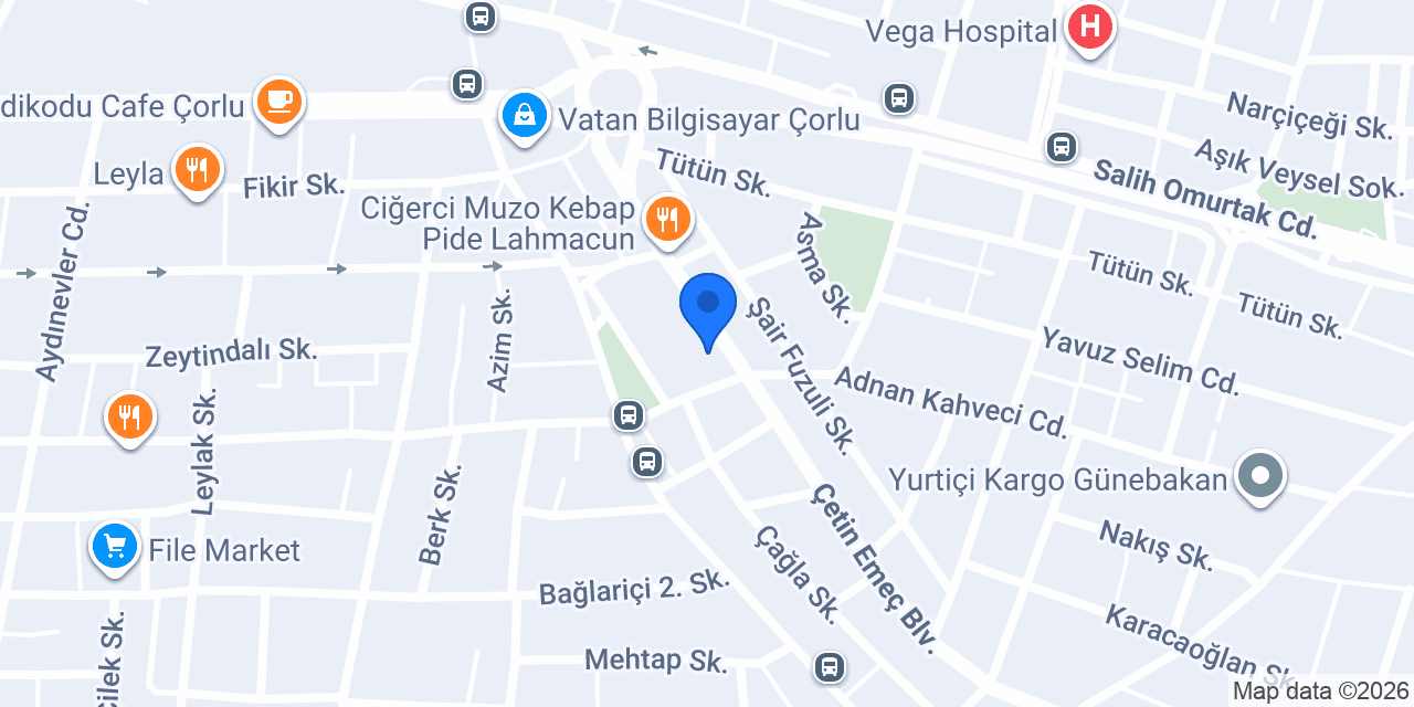 Lajivert Genç Odası | Tekirdağ Çorlu konumu