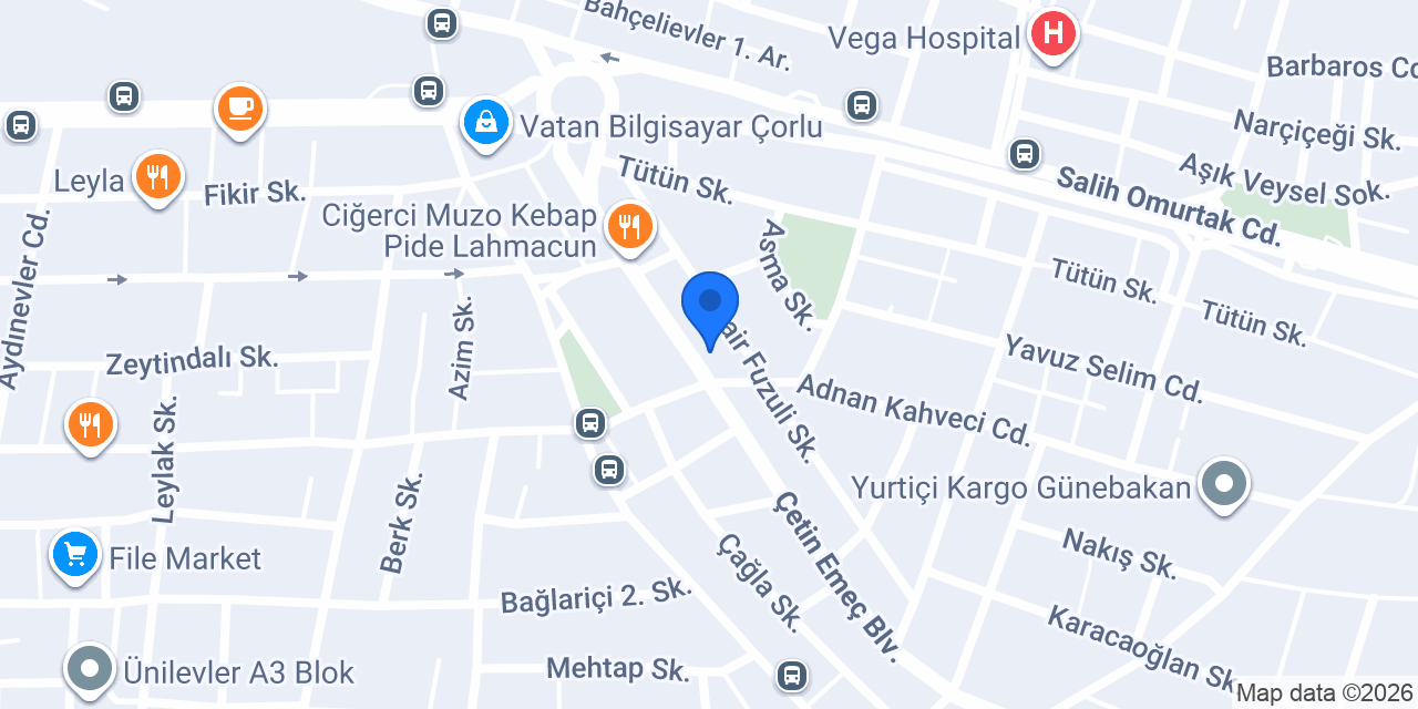 EVİN RAY DOLAP konumu